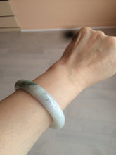 Load image into Gallery viewer, 54.5mm certified Type A 100% Natural green/purple/yellow (FU LU Shou) jadeite jade bangle AB71-9798