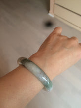 Load image into Gallery viewer, 54.5mm certified Type A 100% Natural green/purple/yellow (FU LU Shou) jadeite jade bangle AB71-9798