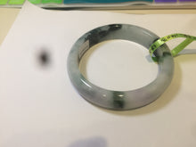 Load image into Gallery viewer, 58.8mm Certified Type A 100% Natural light green/purple jadeite jade bangle Q98-1403