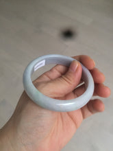 Load image into Gallery viewer, 53.2mm 100% natural type A certified light green/purple jadeite jade bangle AQ4-0733
