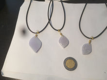 Load image into Gallery viewer, 100% natural type A jadeite jade Willow leaves pendants AB72