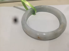 Load image into Gallery viewer, 57.5mm Certified Type A 100% Natural white/green/yellow Jadeite Jade bangle E54-0272