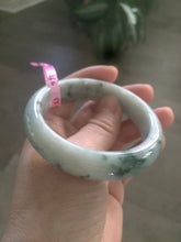 Load image into Gallery viewer, 55.2mm Certified Type A 100% Natural green Jadeite Jade bangle B63-5265