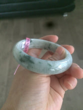 Load image into Gallery viewer, 55.2mm Certified Type A 100% Natural green Jadeite Jade bangle B63-5265