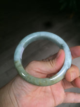 Load image into Gallery viewer, 57.4mm Certified Type A 100% Natural green/brown jadeite jade bangle E59-2113