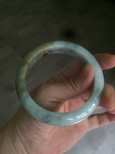 Load image into Gallery viewer, 57.4mm Certified Type A 100% Natural green/brown jadeite jade bangle E59-2113