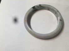 Load image into Gallery viewer, 58.6mm 100% natural type A certified light green/purple/red (FU LU SHOU, 福禄寿) jadeite jade bangle AQ3-0726