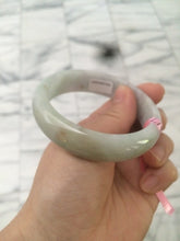 Load image into Gallery viewer, 57mm Certified Type A 100% Natural green/purple/brown Jadeite Jade bangle L69-0001