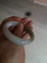 Load image into Gallery viewer, 53.8mm certified Type A 100% Natural light yellow green Jadeite Jade bangle AK45-0450