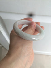 Load image into Gallery viewer, 55.5 mm Certified type A 100% Natural sunny green light purple Jadeite bangle AD54-1106 卖了