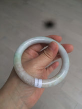 Load image into Gallery viewer, 58mm Certified 100% natural Type A light green/yellow/purple/blue round cut jadeite jade bangle AF3-9218