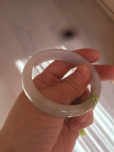 Load image into Gallery viewer, 51mm Certified Type A 100% Natural yellow/white Jadeite Jade bangle M33-0091