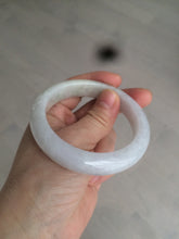 Load image into Gallery viewer, 55.5 mm Certified type A 100% Natural light purple/white/beige Jadeite bangle U117-6543