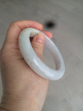 Load image into Gallery viewer, 55.5 mm Certified type A 100% Natural light purple/white/beige Jadeite bangle U117-6543
