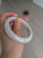 Load image into Gallery viewer, 55.5 mm Certified type A 100% Natural light purple/white/beige Jadeite bangle U117-6543