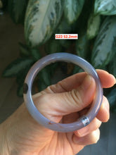 Load image into Gallery viewer, 100% natural icy clear agate bangle group AB37