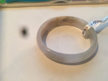 Load image into Gallery viewer, 49mm Certified Type A 100% Natural icy watery light green/white/yellow oval Jadeite Jade bangle B83-2500