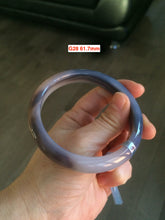 Load image into Gallery viewer, 100% natural icy clear agate bangle group AB37