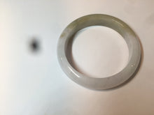 Load image into Gallery viewer, 53.8mm certified Type A 100% Natural light yellow green Jadeite Jade bangle AK45-0450