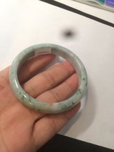 Load image into Gallery viewer, 53.1mm Certified type A 100% Natural green/purple/yellow Jadeite Jade bangle AQ10-9161