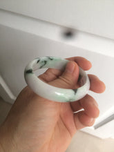 Load image into Gallery viewer, 47mm certified Type A 100% Natural green purple Jadeite Jade bangle AR59-4233