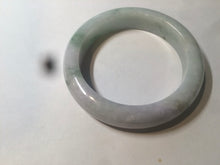 Load image into Gallery viewer, 53.5mm certified 100% natural Type A green purple jadeite jade bangle AQ15-1709