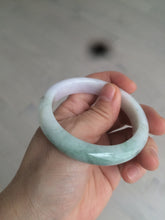 Load image into Gallery viewer, 53.7mm Certified Type A 100% Natural green/purple/brown Jadeite Jade bangle AR57-9788
