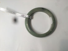 Load image into Gallery viewer, 52mm Certified 100% natural Type A dark green jadeite jade bangle AB63-0060