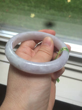 Load image into Gallery viewer, 55.9mm certified 100% natural green/white/purple jadeite jade bangle Z69-5705