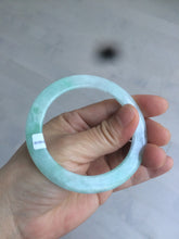 Load image into Gallery viewer, 53.7mm certificated Type A 100% Natural sunny green Jadeite Jade bangle A82-4958