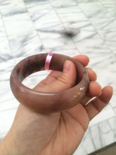 Load image into Gallery viewer, 56.8mm 100% natural red/purple/violet Quartzite (Shetaicui jade) bangle Y12