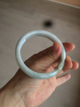 Load image into Gallery viewer, 58.8mm certified Type A 100% Natural light green/purple Jadeite bangle D85-1702