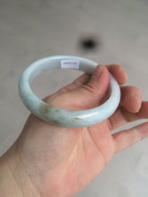Load image into Gallery viewer, 58.8mm certified Type A 100% Natural light green/purple Jadeite bangle D85-1702