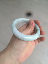 Load image into Gallery viewer, 53.5mm certified 100% natural Type A green/purple/white jadeite jade bangle AB90-1704