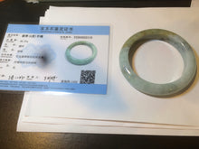 Load image into Gallery viewer, 57.4mm Certified Type A 100% Natural green/brown jadeite jade bangle E59-2113
