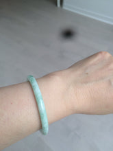 Load image into Gallery viewer, 49.7mm Certified Type A 100% Natural sunny green/red slim Jadeite Jade bangle AQ22-0186