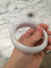Load image into Gallery viewer, 58.3mm Certified Type A 100% Natural white/yellow/green Jadeite Jade bangle D60-0578