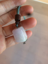 Load image into Gallery viewer, 100% Natural sunny green/purple scale weight jadeite Jade pendant necklace AF40