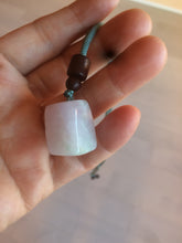 Load image into Gallery viewer, 100% Natural sunny green/purple scale weight jadeite Jade pendant necklace AF40