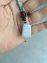 Load image into Gallery viewer, 100% Natural sunny green/purple scale weight jadeite Jade pendant necklace AF40