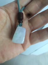 Load image into Gallery viewer, 100% Natural sunny green/purple scale weight jadeite Jade pendant necklace AF40