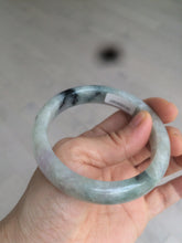 Load image into Gallery viewer, 56.5mm certified 100% natural Type A green purple jadeite jade bangle AM11-5607