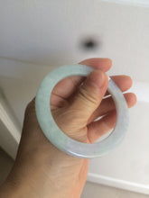 Load image into Gallery viewer, 53mm Certified type A 100% Natural green purple Jadeite Jade bangle AJ54-4581