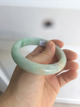 Load image into Gallery viewer, 56.7mm certified 100% natural type A sunny green yellow jadeite jade bangle AM10-0162