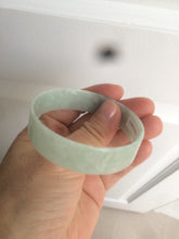 Load image into Gallery viewer, 54.3mm Certified Type A 100% Natural apple green thin jadeite jade bangle AQ47-8070