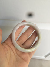 Load image into Gallery viewer, 56.2 mm certificated Type A 100% Natural light green/yellow/purple Jadeite Jade bangle AM7-7533