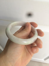 Load image into Gallery viewer, 56.2 mm certificated Type A 100% Natural light green/yellow/purple Jadeite Jade bangle AM7-7533