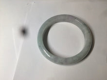 Load image into Gallery viewer, 54.5mm certified Type A 100% Natural green/purple/white jadeite jade bangle S50-7163
