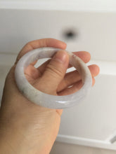 Load image into Gallery viewer, 54mm 100% natural type A certified light green/purple/red jadeite jade bangle AM2-1588