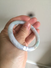 Load image into Gallery viewer, 54mm certified 100% natural type A green purple yellow round cut jadeite jade bangle AS4-0517